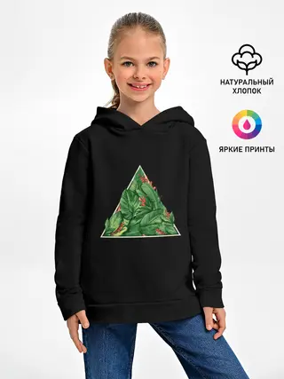 Детское худи / Листва в треугольнике