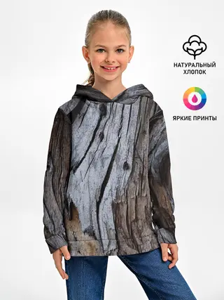 Детское худи / Древесная кора