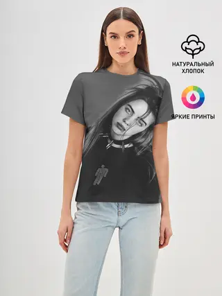 Женская базовая футболка / BILLIE EILISH