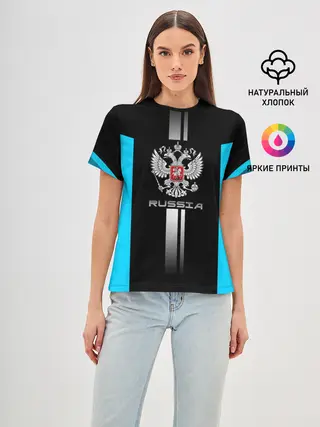 Женская базовая футболка / Russia