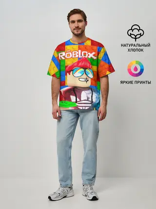 Мужская футболка оверсайз / ROBLOX [3]