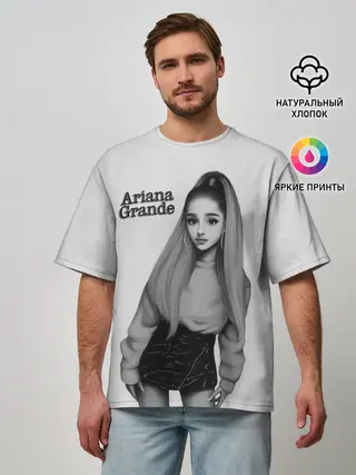 Мужская футболка оверсайз / Ariana Grande