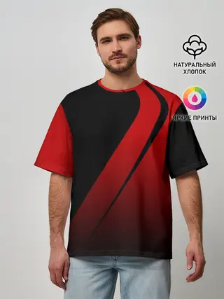 Мужская футболка оверсайз / SPORT WEAR