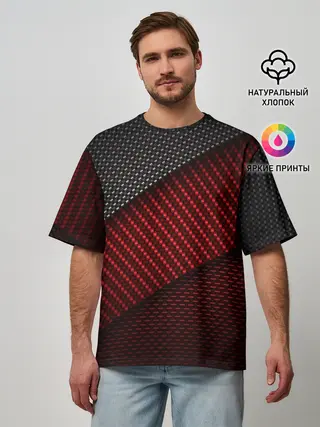 Мужская футболка оверсайз / CARBON STYLE