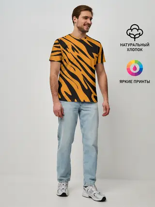 Мужская базовая футболка / Тигр