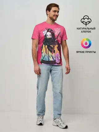 Мужская базовая футболка / Нэдзуко Камадо