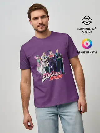 Мужская базовая футболка / JoJo