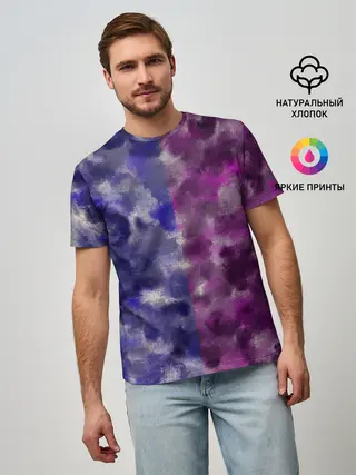 Мужская базовая футболка / Sides Camouflage