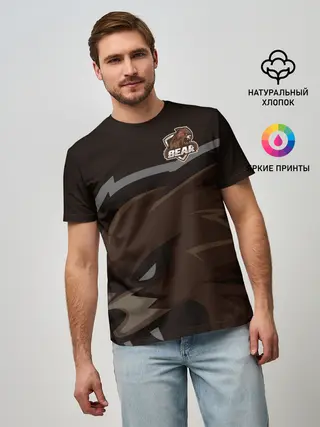 Мужская базовая футболка / Форма Bear