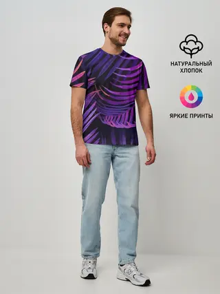 Мужская базовая футболка / Тропики