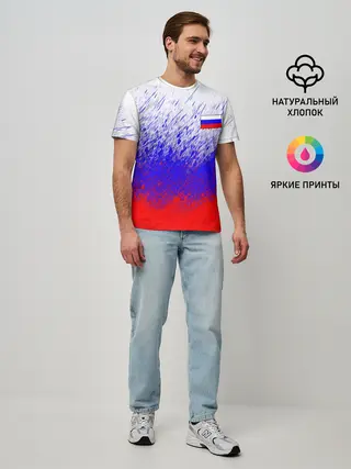 Мужская базовая футболка / Россия