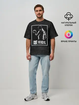 Мужская футболка оверсайз / Vigil