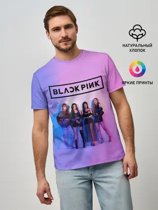 Мужская базовая футболка / BLACKPINK