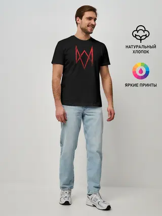 Мужская базовая футболка / Watch Dogs Legion