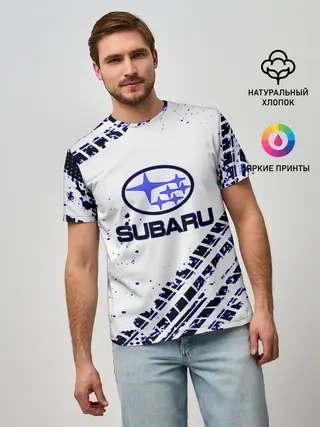 Мужская базовая футболка / SUBARU.