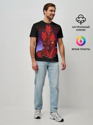 Мужская базовая футболка / Hades wolf