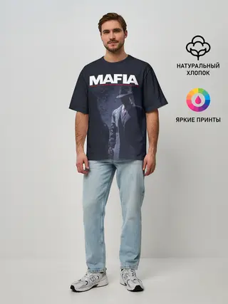 Мужская футболка оверсайз / Mafia
