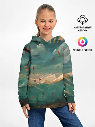 Детское худи / Горы