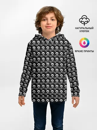 Детское худи / черепа