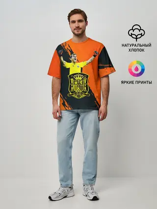 Мужская футболка оверсайз / Икер Касильяс/Iker Casillas