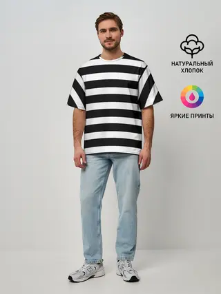 Мужская футболка оверсайз / Моряк
