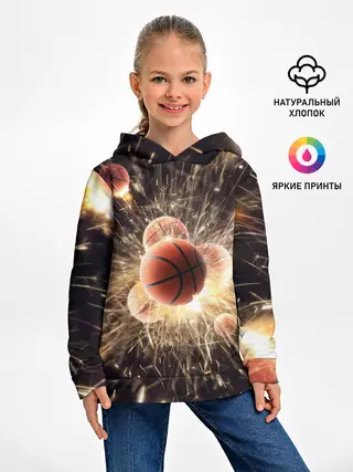Детское худи / Звезда баскетбола