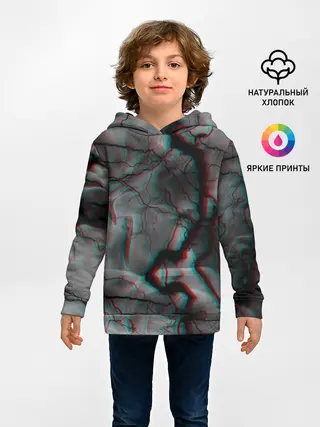 Детское худи / МОЛНИИ GLITCH