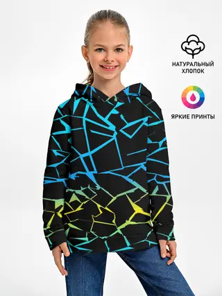 Детское худи / НЕОНОВЫЙ ГРАДИЕНТ
