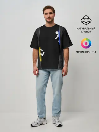 Мужская футболка оверсайз / Portal