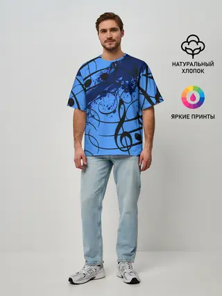 Мужская футболка оверсайз / Музыка