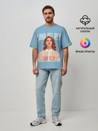 Мужская футболка оверсайз / LDR Born to die