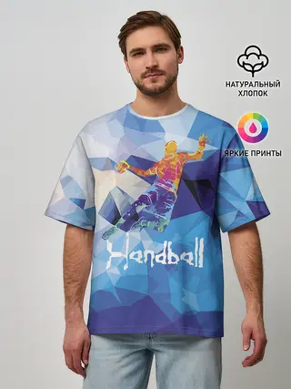 Мужская футболка оверсайз / Handball