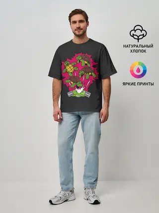 Мужская футболка оверсайз / Зарождение легенды