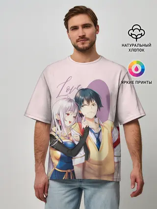 Мужская футболка оверсайз / Love Rpg