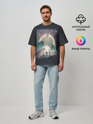 Мужская футболка оверсайз / NMS Next