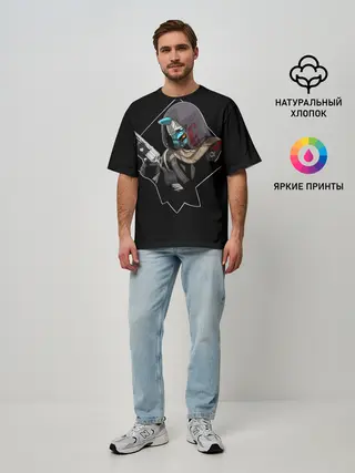 Мужская футболка оверсайз / Cayde-6
