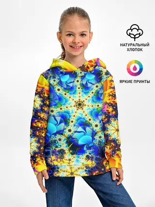 Детское худи / ИЛЛЮЗИЯ ФРАКТАЛОВ