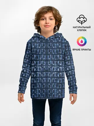 Детское худи / Текстура аллигатора