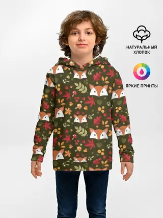 Детское худи / Лисоньки в лесу