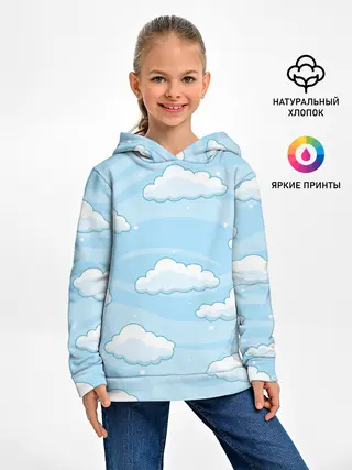 Детское худи / Зимние облака