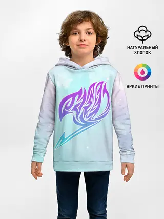 Детское худи / Хвост Феи радужный фон