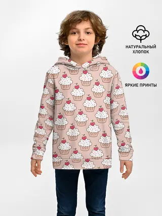 Детское худи / Вишенка на кексе