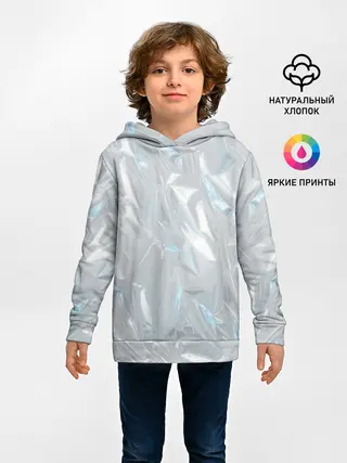 Детское худи / Голографическая текстура