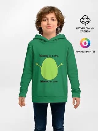 Детское худи / Shrek is love, Shrek is life