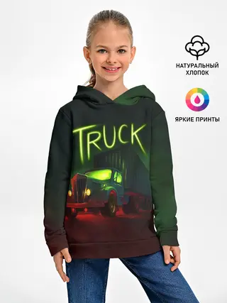 Детское худи / Truck neon