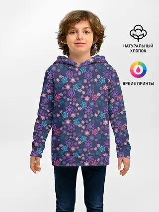 Детское худи / Снежные Узоры
