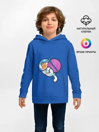 Детское худи / Кот космонавт