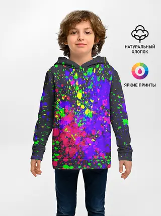 Детское худи / КИСЛОТНЫЕ БРЫЗГИ