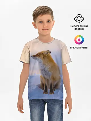Детская базовая футболка / Лисичка