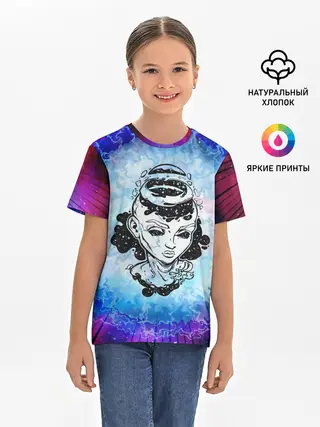 Детская базовая футболка / ГОСПОЖА ГАЛАКТИКА | SPACE GIRL